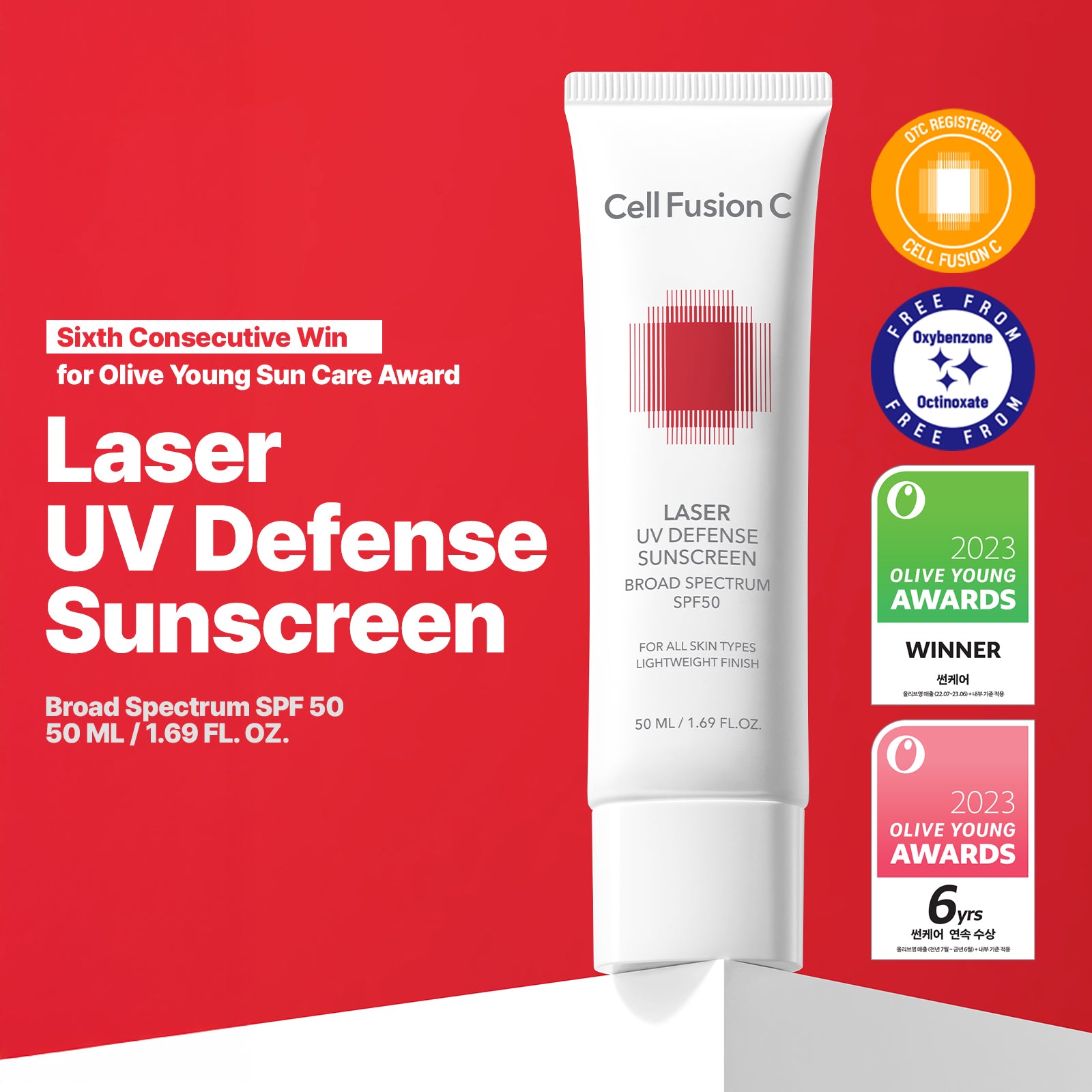 Laser UV Defense Sunscreen OTC