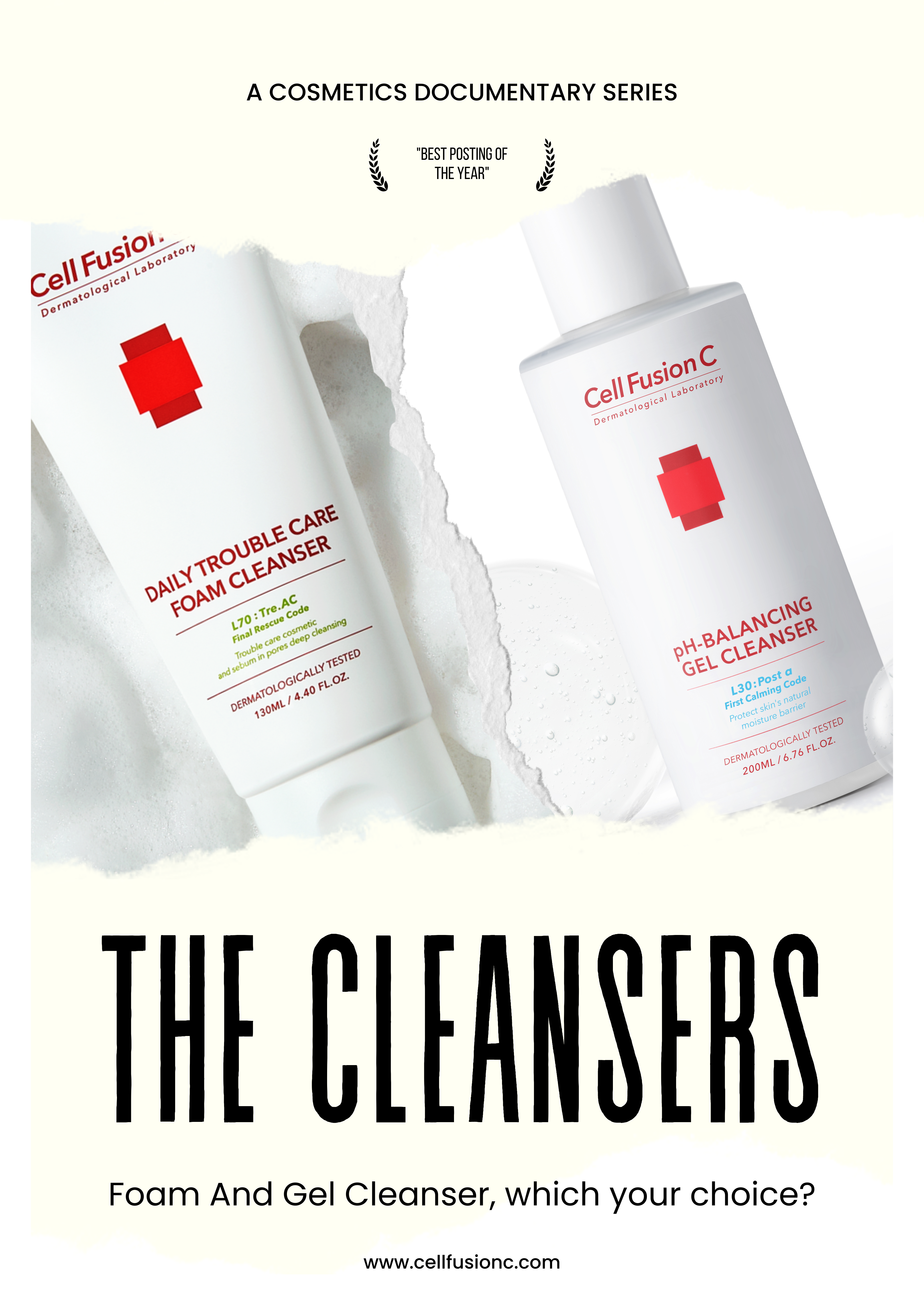 Foam Cleanser and Gel Cleanser : Unveiling the Best Fit for Your Skin