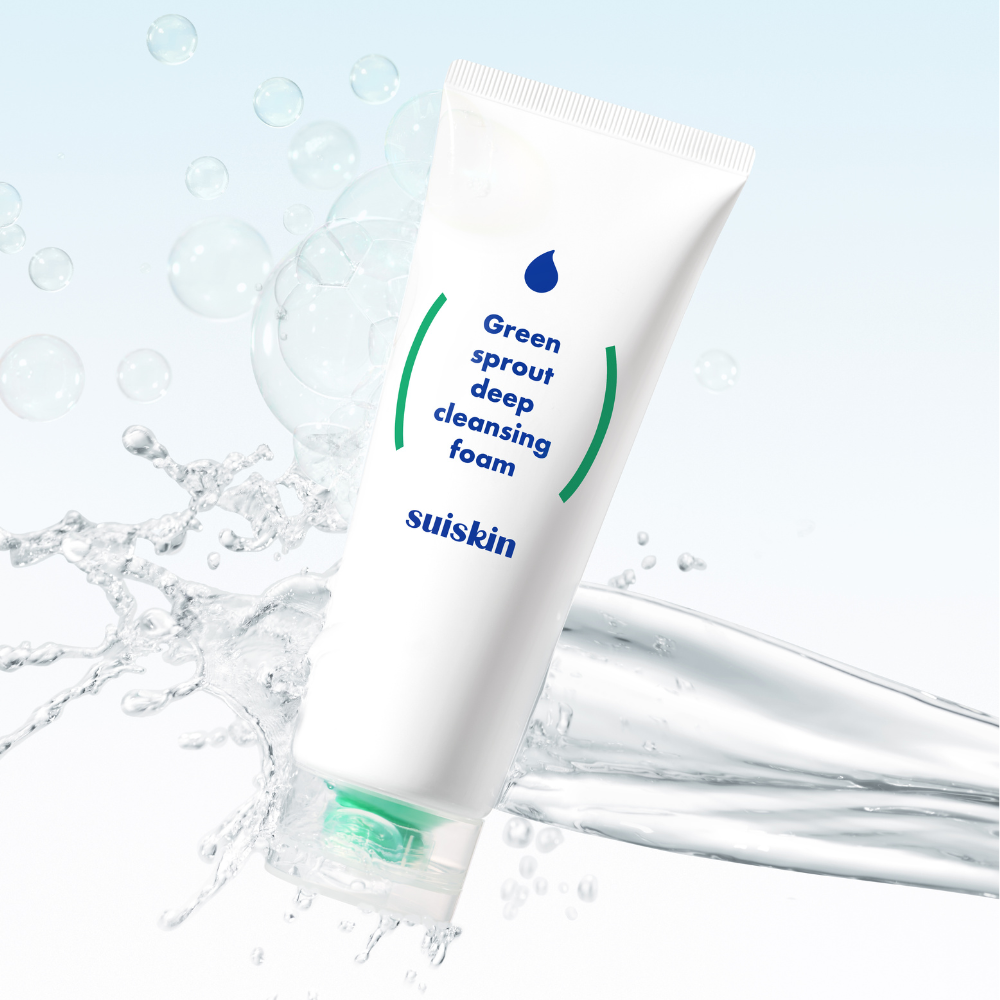 [SUISKIN] Green sprout deep cleansing foam 150ml