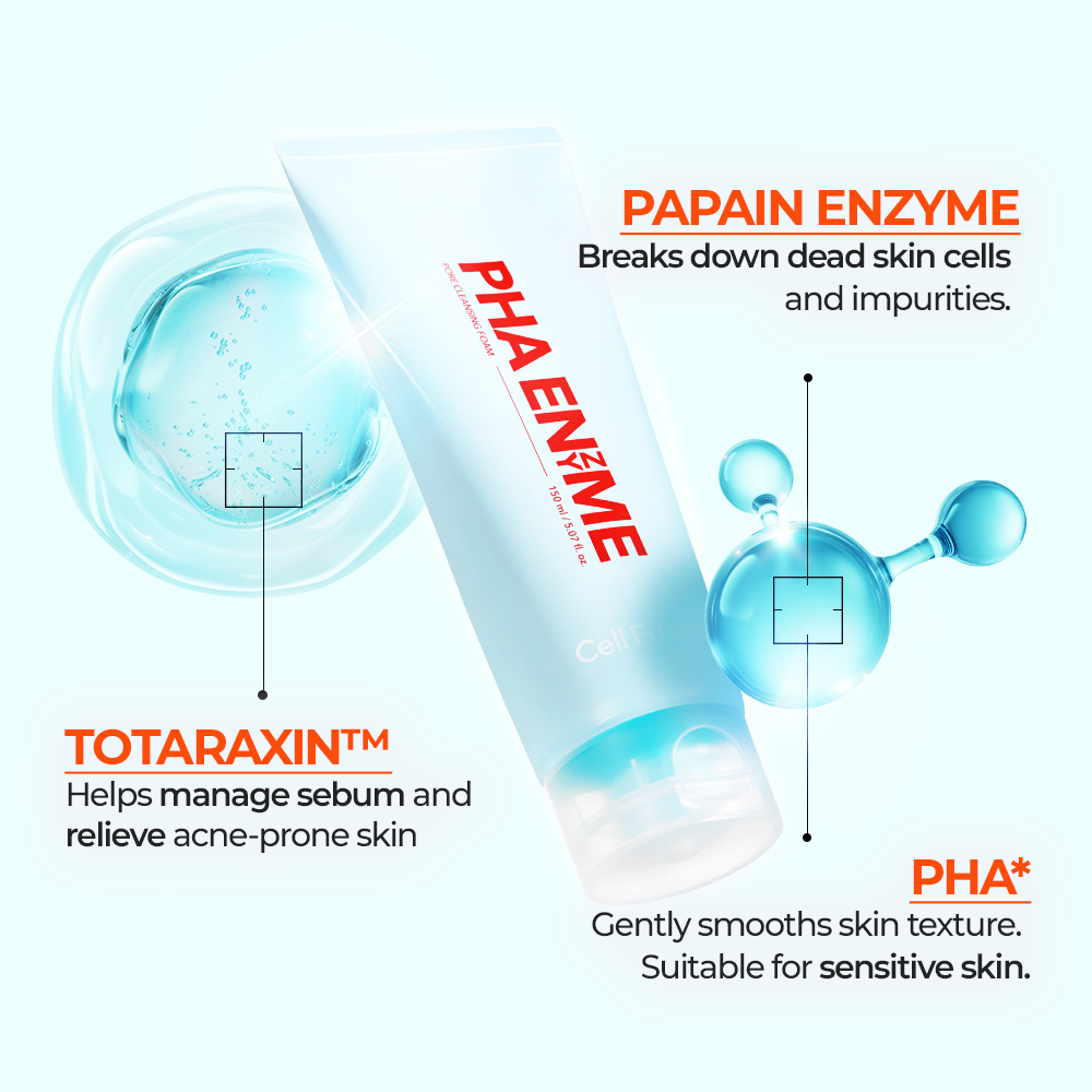 PHA Enzyme Pore Cleansing Foam