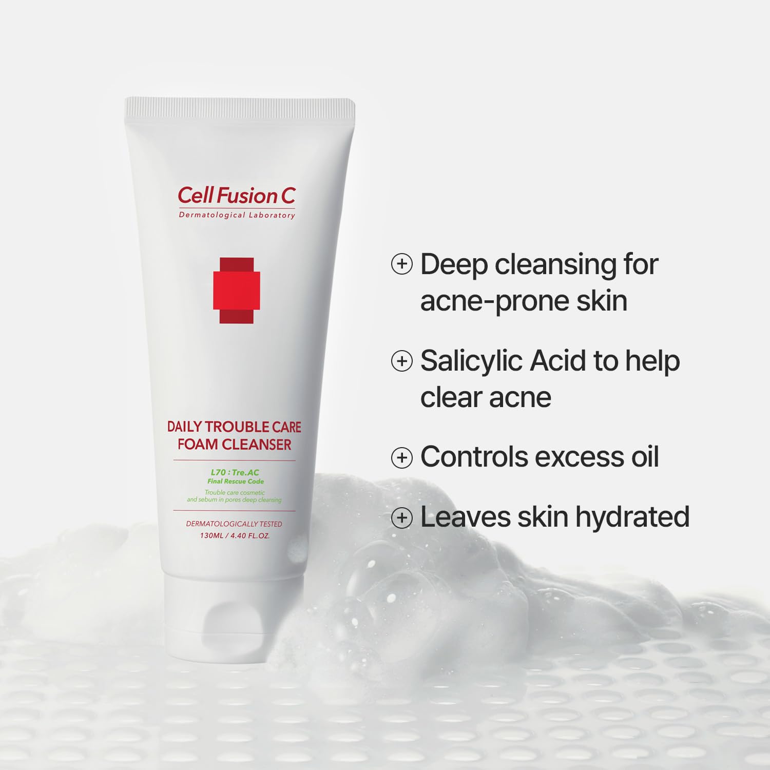 [Cell Fusion C] TRE.AC Daily Trouble Care Foam Cleanser