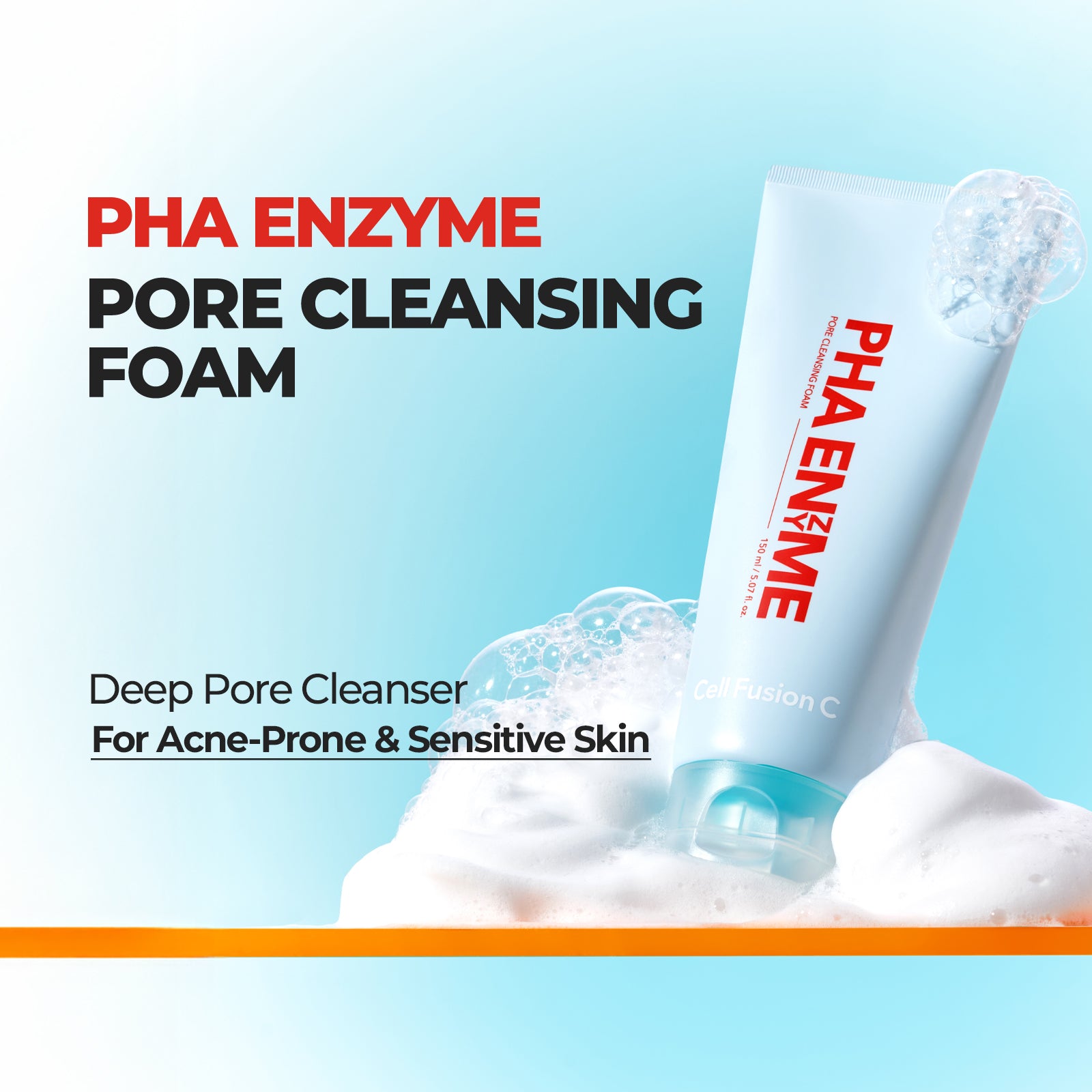 PHA Enzyme Pore Cleansing Foam