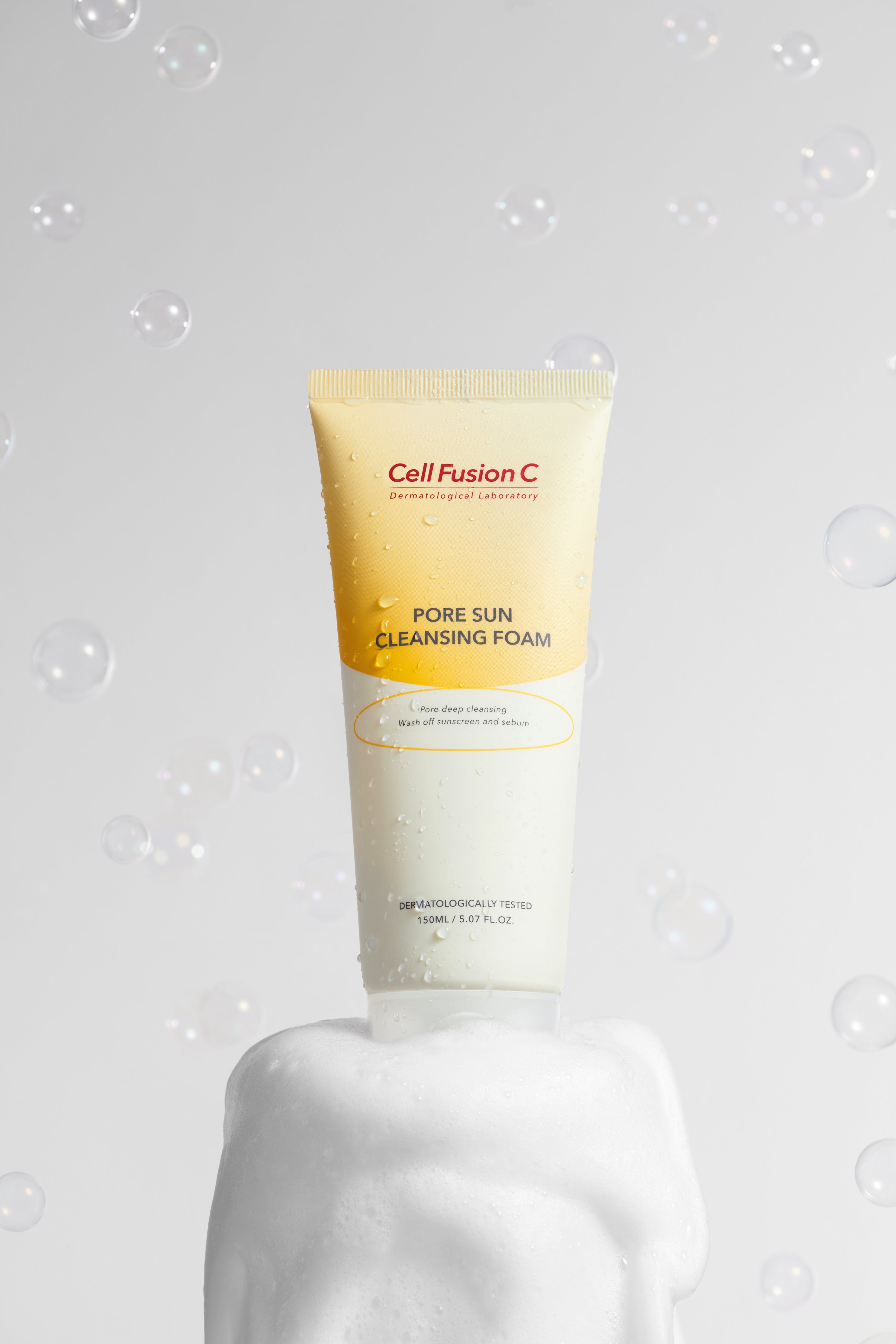 [Cell Fusion C] Pore Sun Cleansing Foam